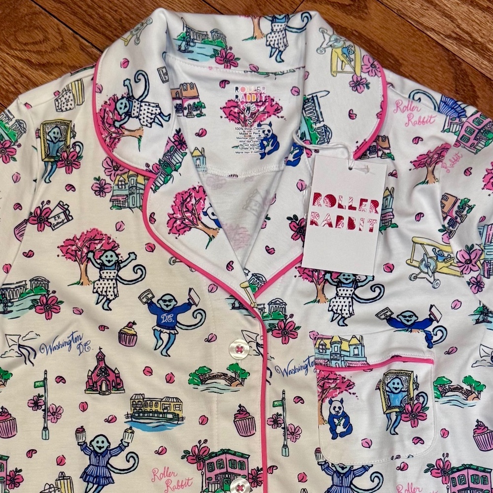 Roller Rabbit DC Exclusive Pajama Set + Tote